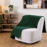 thumbnail of Plaid Schachbrettmuster 130x170 Wald - Grün Rechteck Polyester Amadeus 170x130 cm