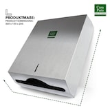 thumbnail of Papierspender aus Edelstahl (matt) - für 350-550 Blatt