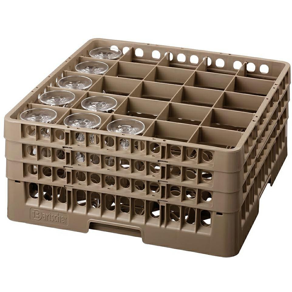 Bartscher Cesta para vasos, 25 compartimentos