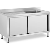 thumbnail of Royal Catering Lavello cucina - Acciaio inox - 1 vasca-  - 140 x 60 cm