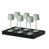 thumbnail of Lumisky 6 MINI KELLY-lampen + oplaadstation Staal H22CM Groente