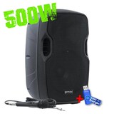 thumbnail of Enceinte Autonome gemini  AS 08 TOGO sur Batterie avec Micro  500 Watts  USB/BT/AUX/SD