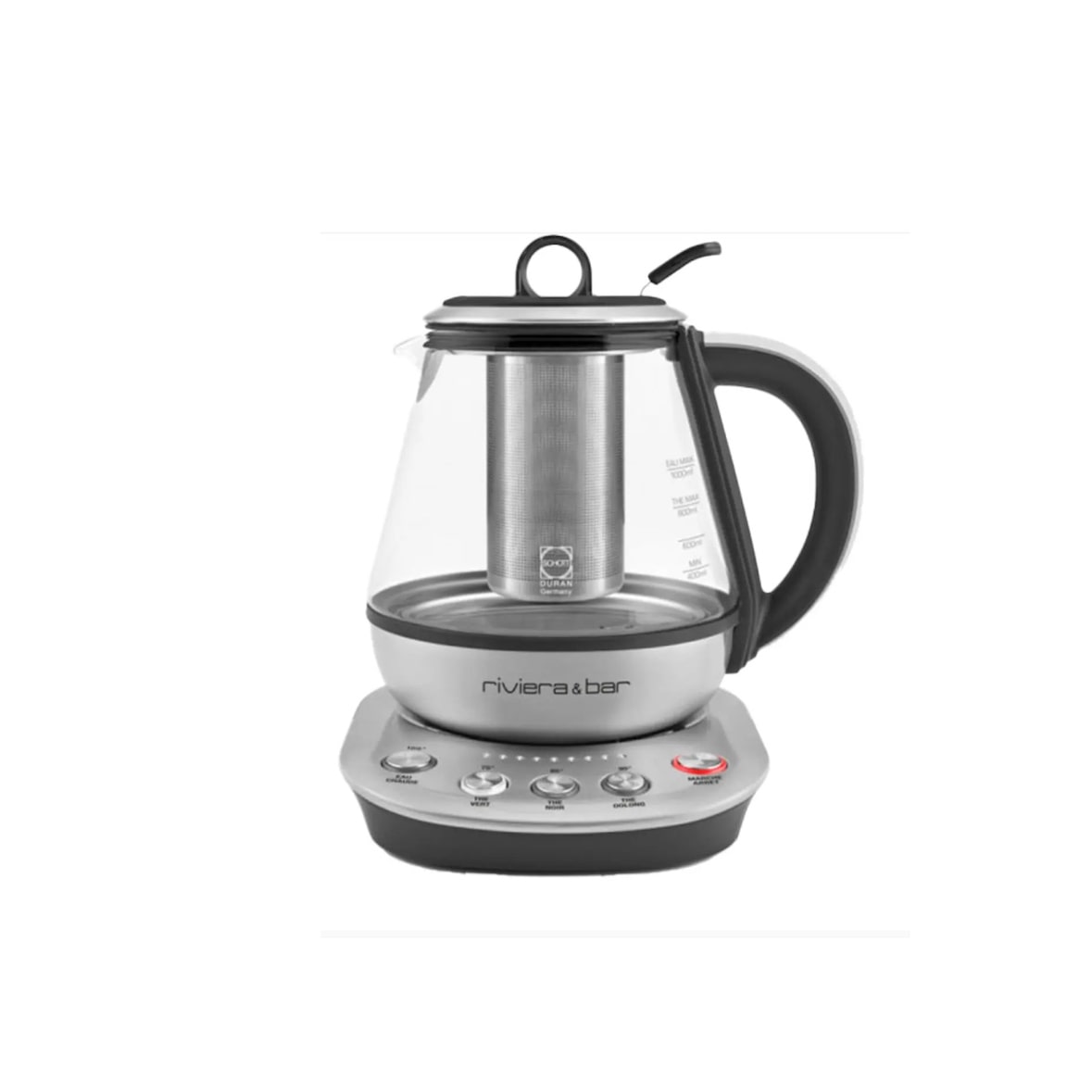 RIVIERA & BAR bouilloire-théière 1l 800w inox BTH450