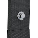 thumbnail of vidaXL Buitendouche 55x60x224 cm poly rattan en acaciahout zwart