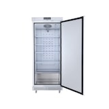 thumbnail of METRO Professional Frigorífico GRE6600, alumínio, 77.5 x 72 x 193 cm, 380 L, refrigeração por ventilação, 300 W, adequado p/ GN1/1, fechadura, branco