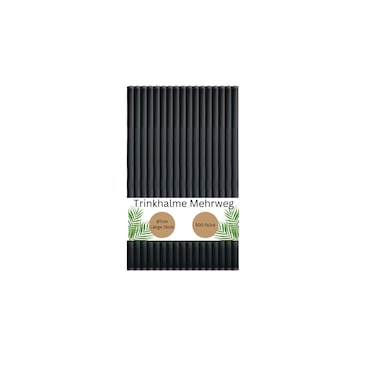 DeinPack 500 Mehrweg - Trinkhalme aus Kunststoff - Ø7mm Länge 150mm - Nachhaltig & Wiederverwendbar - Ideal für Cocktails & Drinks