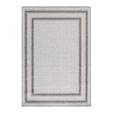 thumbnail of Teppich Balkon Bordüre Pflegeleicht Waschbar Strapazierfähig Terrasse Küche Creme 200x290 cm OEKO-TEX Gekettelt – ORLA von Kadima Design
