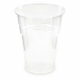 thumbnail of 40x BIO Trinkbecher klar 300 ml 0,3 l Eichstrich Biokunststoff PLA o 85mm