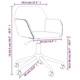 thumbnail of vidaXL Esszimmerstühle 2 Stk. Drehbar Dunkelgrün Stoff