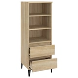 thumbnail of vidaXL Highboard Sonoma-Eiche 40x36x110 cm Holzwerkstoff