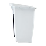 thumbnail of Poubelle mobile à pédale Mobily - 60l - blanc / blanc