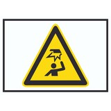 thumbnail of Achtung Hindernisse im Kopfbereich Symbol A2 (420x594mm) Schild