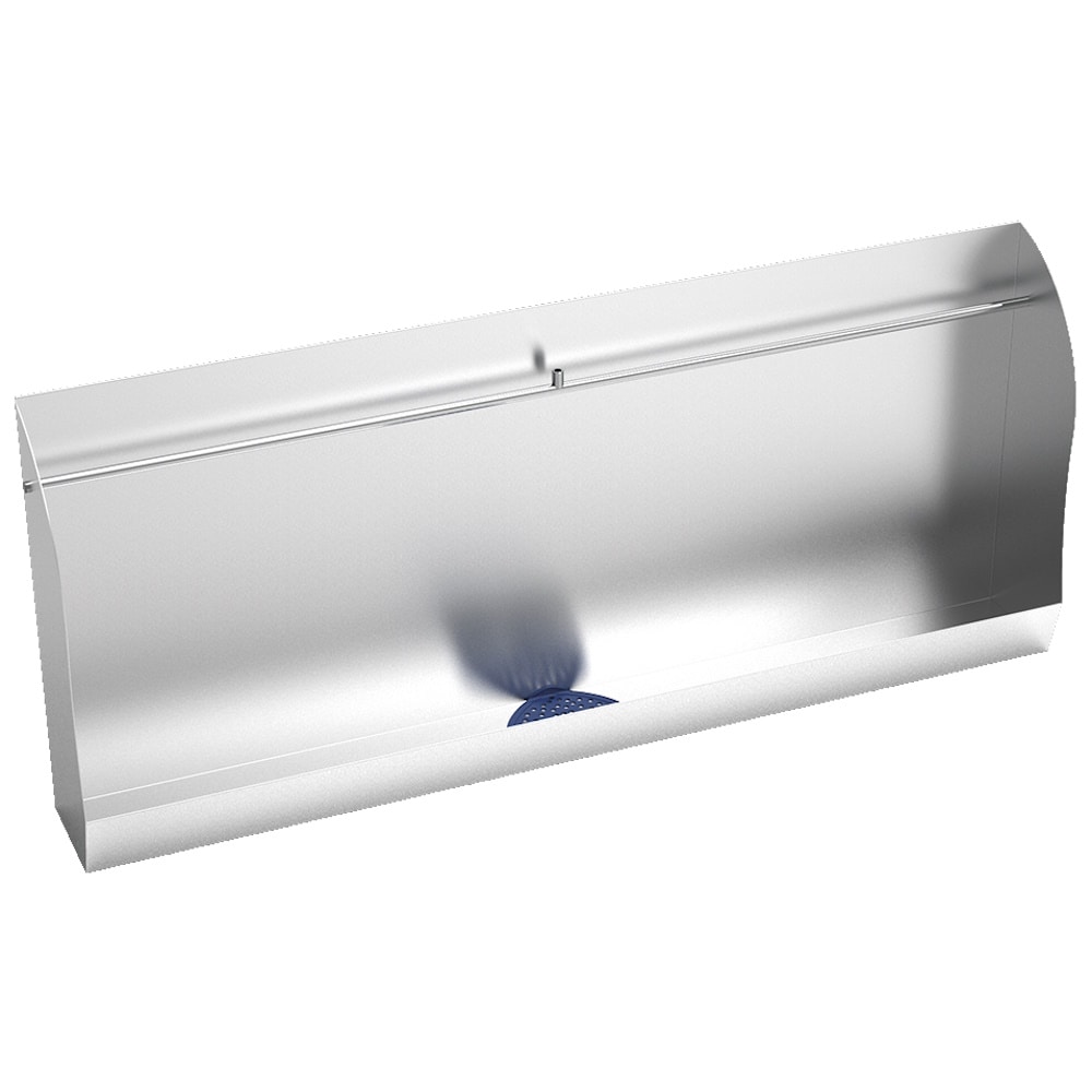 Urinario para 3-4 usuarios con kit de fijación y filtro aromatizante - 1575x220x670 mm - 20400560 Eurast