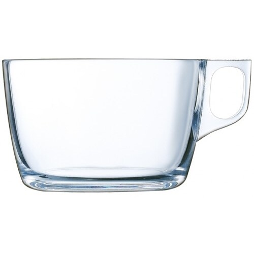 12x Voluto Transparent Jumbotasse 50cl * - Arcoroc Transparent (gehärtet)