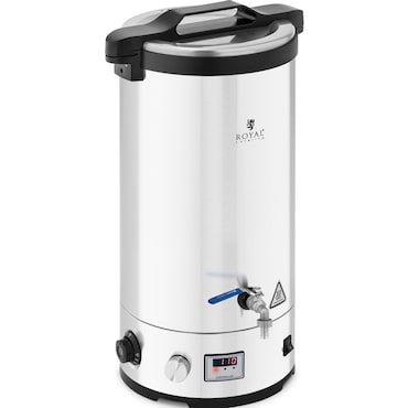 Royal Catering Fermentatore birra inox termocontrollato - 30 L - 700 / 1800 / 2500 W - 30 - 110 ° C - Acciaio inossidabile - LED - Display - Timer