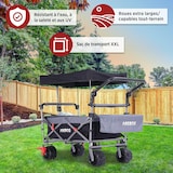 thumbnail of Carrello da Trasporto per Esterni Pieghevole Compattabile Passeggino