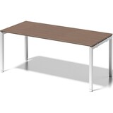 thumbnail of Schreibtisch Cito BxTxH 180x80x65-85cm nußbaum Gestell verkehrsweiß
