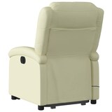thumbnail of vidaXL Massagesessel mit Aufstehhilfe Creme Echtleder