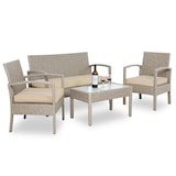 thumbnail of CASARIA® Balkonmöbel Set Wetterfest 4 Personen Creme