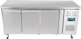 thumbnail of Polar U-Serie Kühltisch mit drei Türen 417Ltr