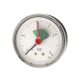 thumbnail of Watts Heizungsmanometer Anschluss hinten MHA Ø 63 mm, 3/8", 0 - 4 bar