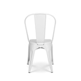 thumbnail of Chaise en métal blanc mat style industriel - Finition mat