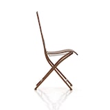 thumbnail of Cadeira dobrável Kiran marrom antigo