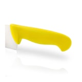 thumbnail of Arcos Cuchillo Cocinero Ancho, Hoja de Acero Inoxidable NITRUM de 250 mm, Mango inyectado en Polipropileno, Color amarillo