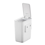 thumbnail of PROREGAL Moderner quadratischer Abfalleimer mit Smart Sensor zur Wandmontage | 8 Liter, HxBxT 31x26x16,5cm | Weiß