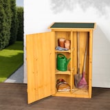 thumbnail of tectake Armoire de jardin adossée Taman 75 x 56 x 118 cm  Marron