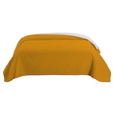 thumbnail of Tagesdecke 220x240 OEKO-TEX - gelb hellgrau Microfaser-Bezug wattiert gesteppt Wende-Design XXL Sofa Couch Bett Bettüberwurf