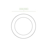 thumbnail of BIOZOYG 100 Stück Einwegteller 23cm Pappteller rund, weiß, Partygeschirr, Einweggeschirr, Wegwerfteller, kompostierbar, biologisch abbaubar