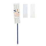 thumbnail of aro Vloerwisser met 2 doeken, microvezel/staal, 45 x 15 cm, blauw/wit