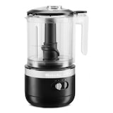 thumbnail of KITCHENAID Picadora sin cable 5KFCB519EBM, acero inoxidable/plástico, 1.19 L, 24 W, sin cable, función de impulso en la tapa, negra