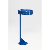 thumbnail of PROREGAL Standhalter mit Gummiband | mit Kunststoff-Deckel | HxBxT 105x37x46,5cm | Stahl | Blau | Mülleimer Abfalleimer Müllkorb