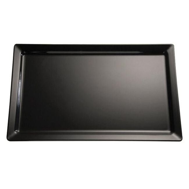 Servierplatte GN 1/4 PURE Schwarz aus Melamin