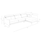 thumbnail of Angel Cerdá Sofá chaise longue piel vacuno negro 6041C