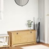 thumbnail of vidaXL Schuhschrank Corona 99x32x47 cm Massivholz Kiefer