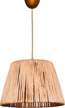 Tectake Plafondlamp Boho - Jute Hanglamp 40W voor Woonkamer/Slaapkamer