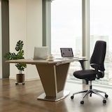 thumbnail of Bürostuhl / Drehstuhl PRO-TEC 200 Stoff schwarz Alu poliert hjh OFFICE