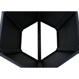 thumbnail of Canteiro elevado HWC-P64, canteiro elevado de metal para vegetais/plantações, floreira de jardim em aço 77x100x88cm ~ antracite