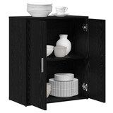 thumbnail of vidaXL Sideboard 2 pcs Schwarz Eichen-Optik 60 x 31 x 70 cm