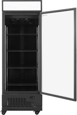 thumbnail of vaiotec TOPLINE Getränkekühlschrank 1 Tür / 570 Liter mit Leuchtaufsatz "schwarz", 750 x 760 mm