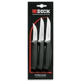 thumbnail of F. DICK Küchenmesser-Set ProDynamic 3-teilig (je 1x Küchenmesser mit/ohne Wellenschliff, 1 Schälmesser) 85700042