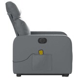 thumbnail of vidaXL Massagesessel mit Aufstehhilfe Elektrisch Grau Kunstleder
