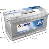 thumbnail of Varta Dynamic SLI 600 402 083 3162 H3 12Volt 100Ah 830 A/EN Starterbatterie