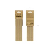 thumbnail of Papierstrohhalme 19,5cm Kraftpapier 10er Set biologisch abbaubar Trinkhalme Einweg Cocktail Strohhalme Getränke Deko Partyzubehör Naturbraun