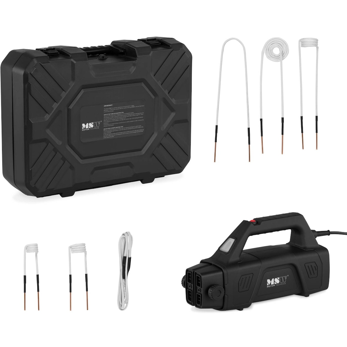 MSW - Inductieverwarmer - 1500 W - 6 verwarmingsspiralen