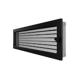 thumbnail of Griglia di ventilazione per camino 17x49 nera con tapparelle avvolgibili