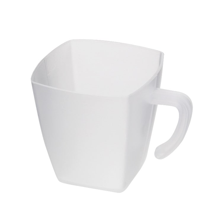 MONOUSO - Mehrweg Fingerfood Kaffeetasse PP 60ml 4,8x4,8x4,8cm (20 Stück)
